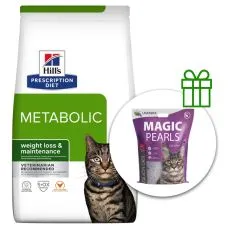 Hill's Prescription Diet Feline Metabolic weight loss & maintenance 8 kg + żwirek GRATIS 