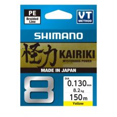 Shimano Kairiki 8 Yellow 150m/0,13mm