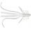 Guma Gunki Nimfa Naiad 5 cm White Flash, 10 sz.