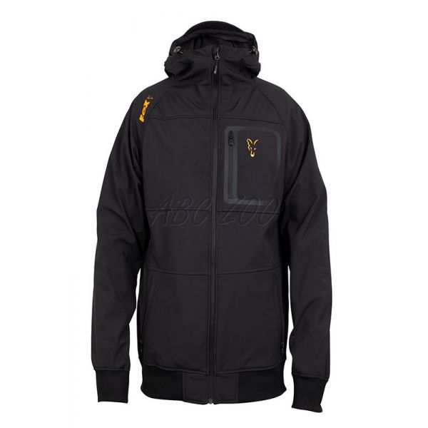 Fox collection orange & black shell hoodie sales