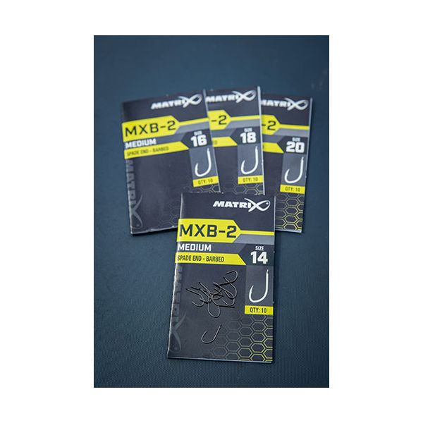 Matrix MXB-3 Strong Spade End Barbed Hooks 18