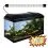 Aquarium STARTUP 60 LED Expert 10W - PŁASKIE - CZARNE