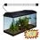 Aquarium STARTUP 80 LED Expert 16W - PŁASKIE - CZARNE
