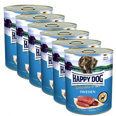 Happy Dog Wild Pur Sweden/dziczyzna, 6 x 800g