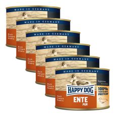 Happy Dog Pur - Ente/kaczka, 6 x 200g