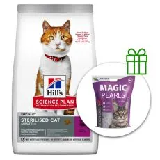 Hill's Science Plan Feline Sterilised Cat Adult Duck 10 kg + żwirek GRATIS