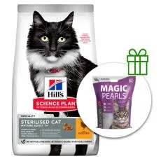 Hill's Science Plan Feline Mature Adult 7+ Sterilised Cat Chicken 10 kg + żwirek GRATIS
