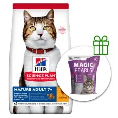 Hill's Science Plan Feline Mature Adult 7+ Chicken 10 kg + żwirek GRATIS