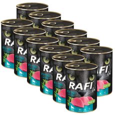 Rafi Cat Sterilised Paté with Tuna 12 x 400 g
