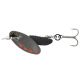 Savage Rotačkka Grub Spinners Silver Red Black, size 0, 2.2g