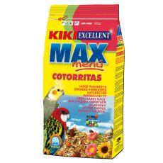 KIKI MAX MENU Cotorritas - pokarm dla nimf i papużek nierozłączek 1kg - USZKODZONE OPAKOWANIE