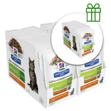 Hill's Prescription Diet Feline Metabolic 12 x 85 g, 2+1 GRATIS