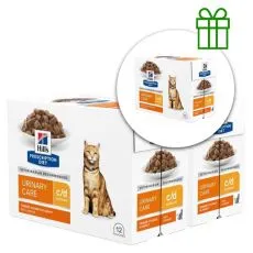 Hill's Prescription Diet Feline c/d MultiCare Chicken 12 x 85 g, 2+1 GRATIS