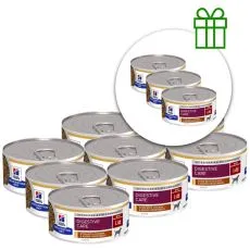 Hill's Prescription Diet i/d Mini Digestive Care Chicken 156 g, 9+3 GRATIS