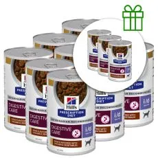 Hill's Prescription Diet Canine Digestive Care Low Fat i/d Chicken 354 g, 9+3 GRATIS