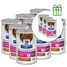 Hill's Prescription Diet Gastrointestinal Biome Chicken 354 g, 9+3 GRATIS