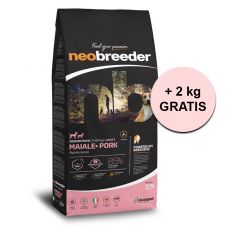 Alleva NEO BREEDER dog adult medium & maxi pork 12 kg + 2 kg GRATIS