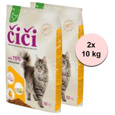 CHICI karma dla kotów - kurczak 2 x 10 kg