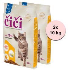 CHICI karma dla kotów - kurczak 2 x 10 kg