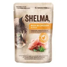 Shelma Cat saszetka kurczak-paradyż-ziołka w sosie 85 g