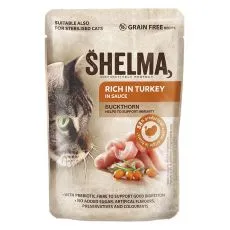 Shelma Cat saszetka indyk z rokitnikiem w sosie 85 g