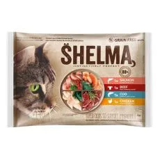 Shelma Cat saszetka mięso i ryba w sosie 4 x 85 g