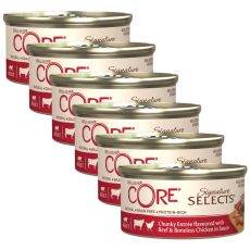 Wellness CORE Signature Selects Beef & Chicken 6 x 79 g