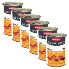 Animonda GranCarno Original Adult - wołowina i drób 6 x 400 g