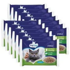 PreVital Cat Sterile saszetka dr&oacute;b/wątroba w sosie 52 x 100 g