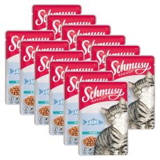 Schmusy Ragout saszetka łosoś w sosie 12 x 100 g