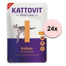 Kattovit Vital Care Indoor saszetka kurczak 24 x 85 g