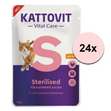 Kattovit Vital Care Sterilised saszetka kurczak 24 x 85 g
