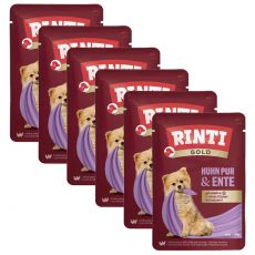 Saszetka RINTI GOLD PUR kurczak & kaczka 6 x 100 g