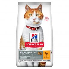 Hill's Science Plan Feline Young Adult Sterilised Cat Chicken 10kg - USZKODZONE OPAKOWANIE