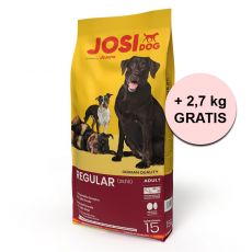 JOSIDOG Regular 15 kg + 2,7 kg GRATIS