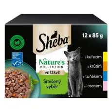 Sheba Natures Collection Saszetki zmieszany wyb&oacute;r w soku 12 x 85 g