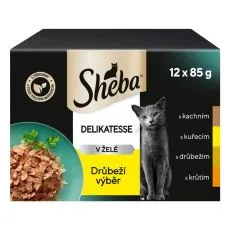 Sheba Delikatesse Saszetka selekcyjna drobiowa w galarecie 12 x 85 g