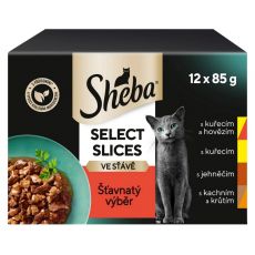 Sheba Select Slices Saszetki Soczysty wybór 12 x 85 g