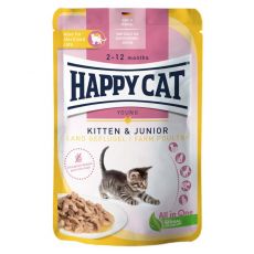 Saszetka Happy Cat Kitten & Junior Land Geflügel 85 g