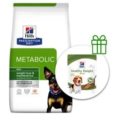 Hill's Prescription Diet Canine Metabolic Mini 6 kg + przekąski GRATIS