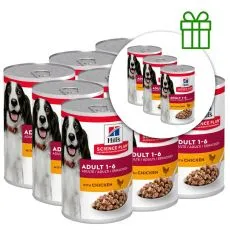 Hill's Science Plan Canine Adult Chicken 370 g, 9+3 GRATIS