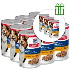 Hill's Science Plan Mature Adult 7+ Chicken 370 g, 9+3 GRATIS