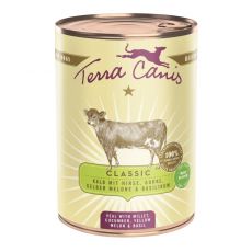 Terra Canis Veal with millet, cucumber, yellow melon & basil 400 g