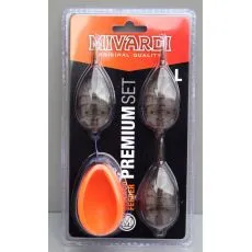Mivardi Method Feeder set Premium L (30g + 40g + 50g + foremka)