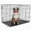 Składana klatka dla psa, 2 drzwi, XL - 106 x 69 x 77 cm