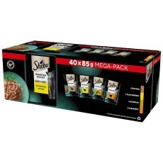 Sheba Delicacy Poultry wyb&oacute;r saszetek 40 x 85 g