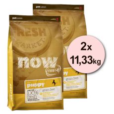 Petcurean NOW FRESH Grain Free PUPPY - 2 x 11,33kg 