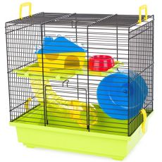 TEDDY 1 COLOR - klatka dla chomików ZIELONA