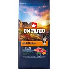Ontario Adult Medium Lamb & Brown Rice 12 kg | ABC-ZOO