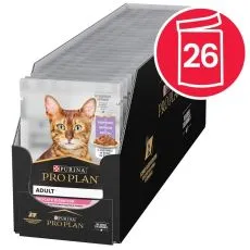 PURINA PRO PLAN CAT DELICATE DIGESTION saszetki Indyk w soku 26 x 85 g